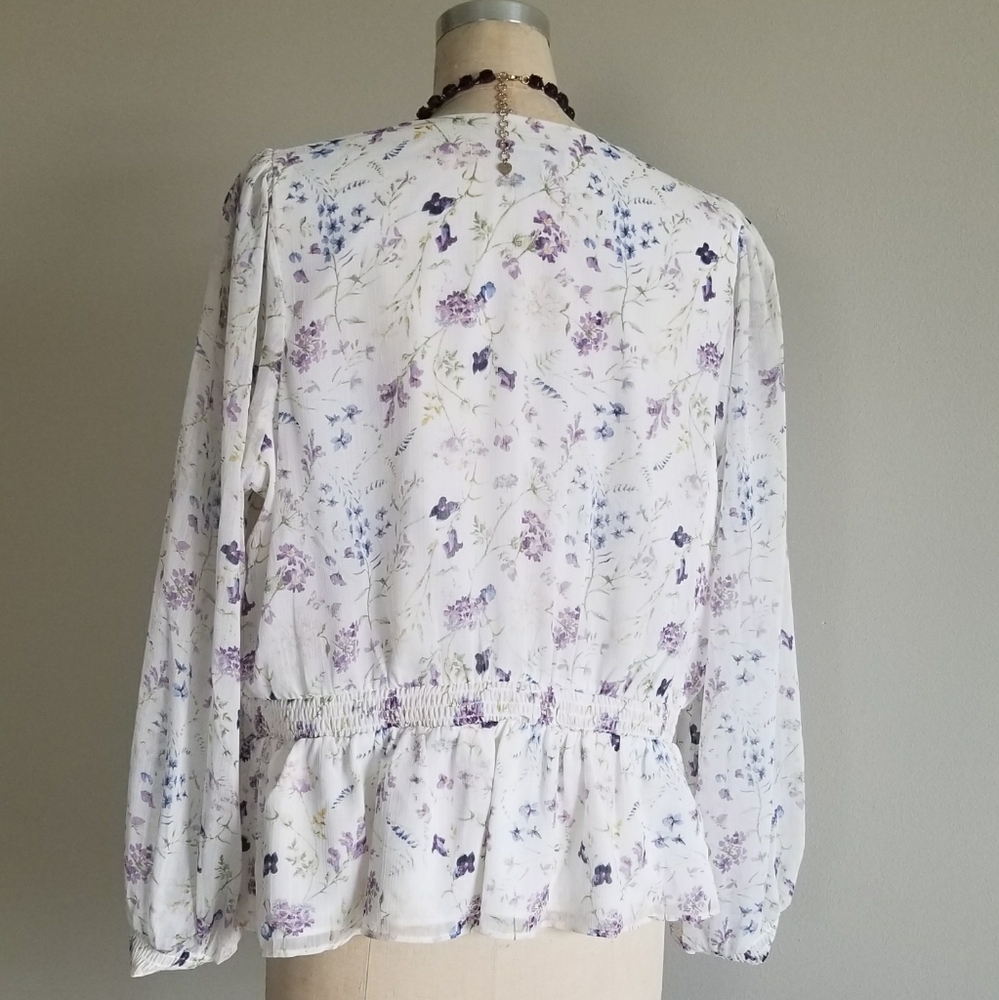 Floral peplum top - Picture 12 of 13